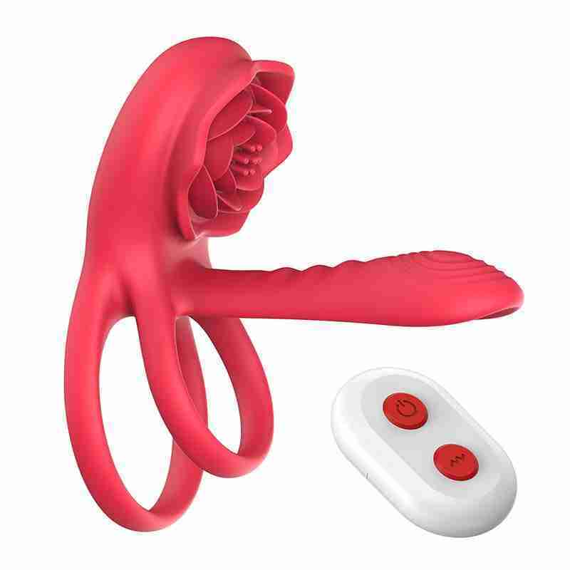 Adamloven Rose Vibrating C-Ring
