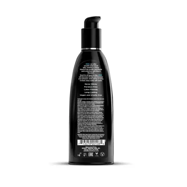 Back label of Colt Slick water-based personal lubricant by CalExotics