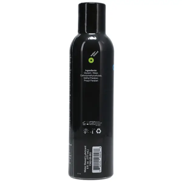 Back label of Doc Johnson Mood water-based personal lubricant 6 oz