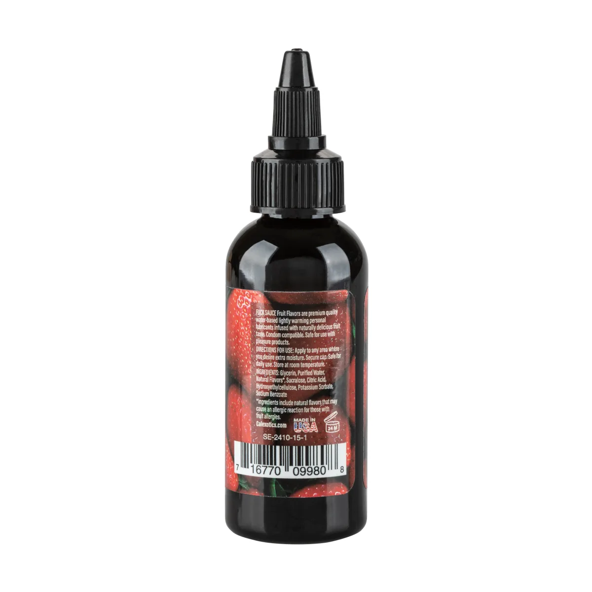 Fuck Sauce Flavored Water-Based Personal Lubricant - Strawberry - 2 fl oz product image