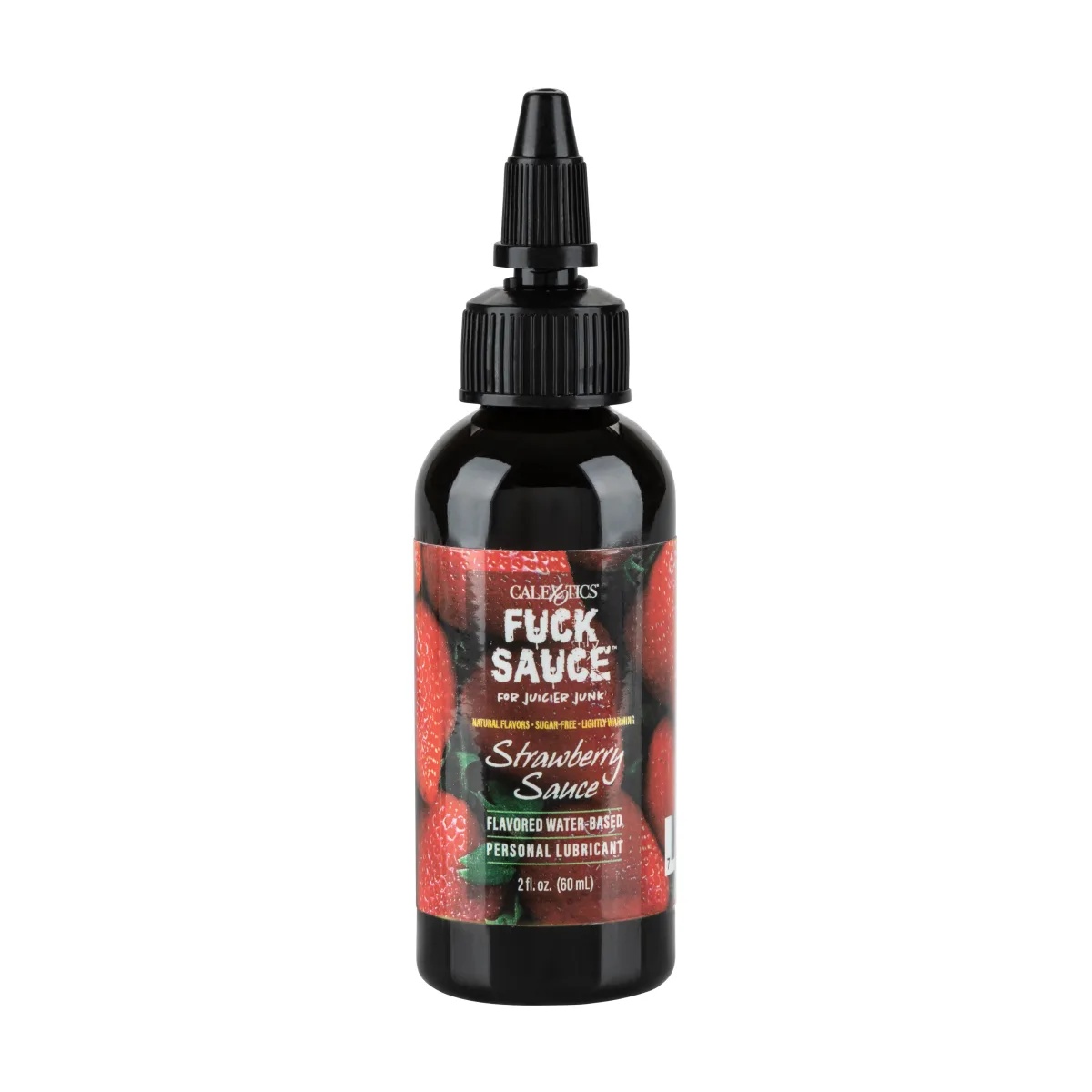 Fuck Sauce Flavored Water-Based Personal Lubricant - Strawberry - 2 fl oz packaging or alternate view 2