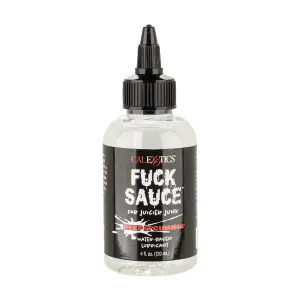 CalExotics Fuck Sauce water based lubricant packaging detail
