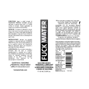 Fuck Water Premium Silicone Lubricant - 2 fl oz packaging or alternate view 2
