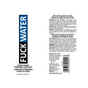 Fuck Water Water-Based Lubricant - 4 fl oz — Water-Based Personal Lubricant — image 2