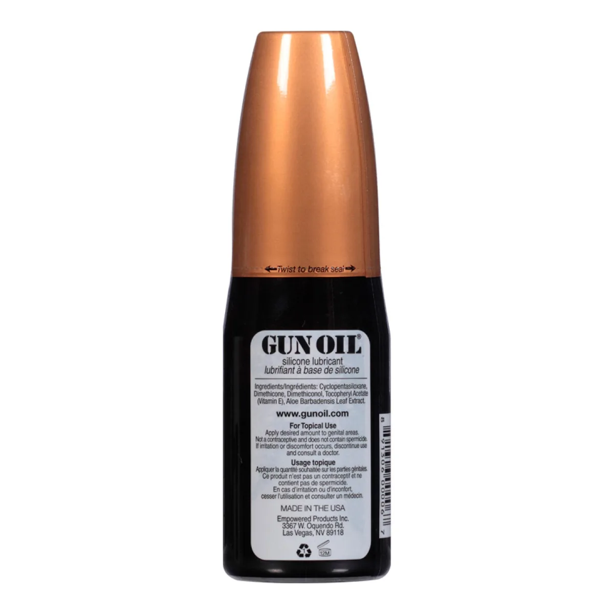 Gun Oil Silicone Lubricant - 4 oz — Silicone-Based Personal Lubricant — image 2