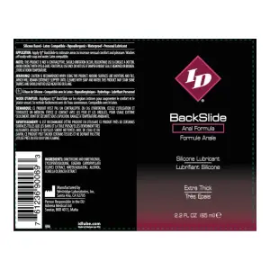 ID Backslide Silicone Lubricant 2.2 Oz packaging or alternate view 2