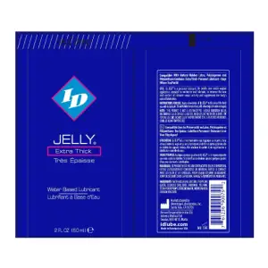 ID Jelly Extra Thick Water Based Lubricant 2 Oz packaging or alternate view 2