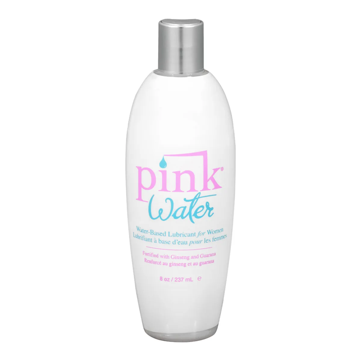 Pink Water Based Lubricant for Women 8 oz Flip Top Bottle product image