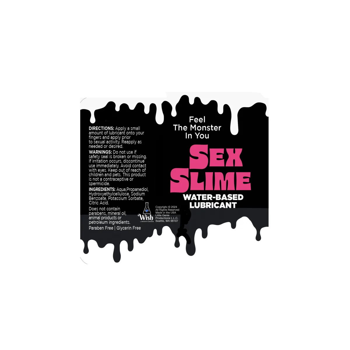 Sex Slime Water-Based Lubricant 2 Oz- Pink product image