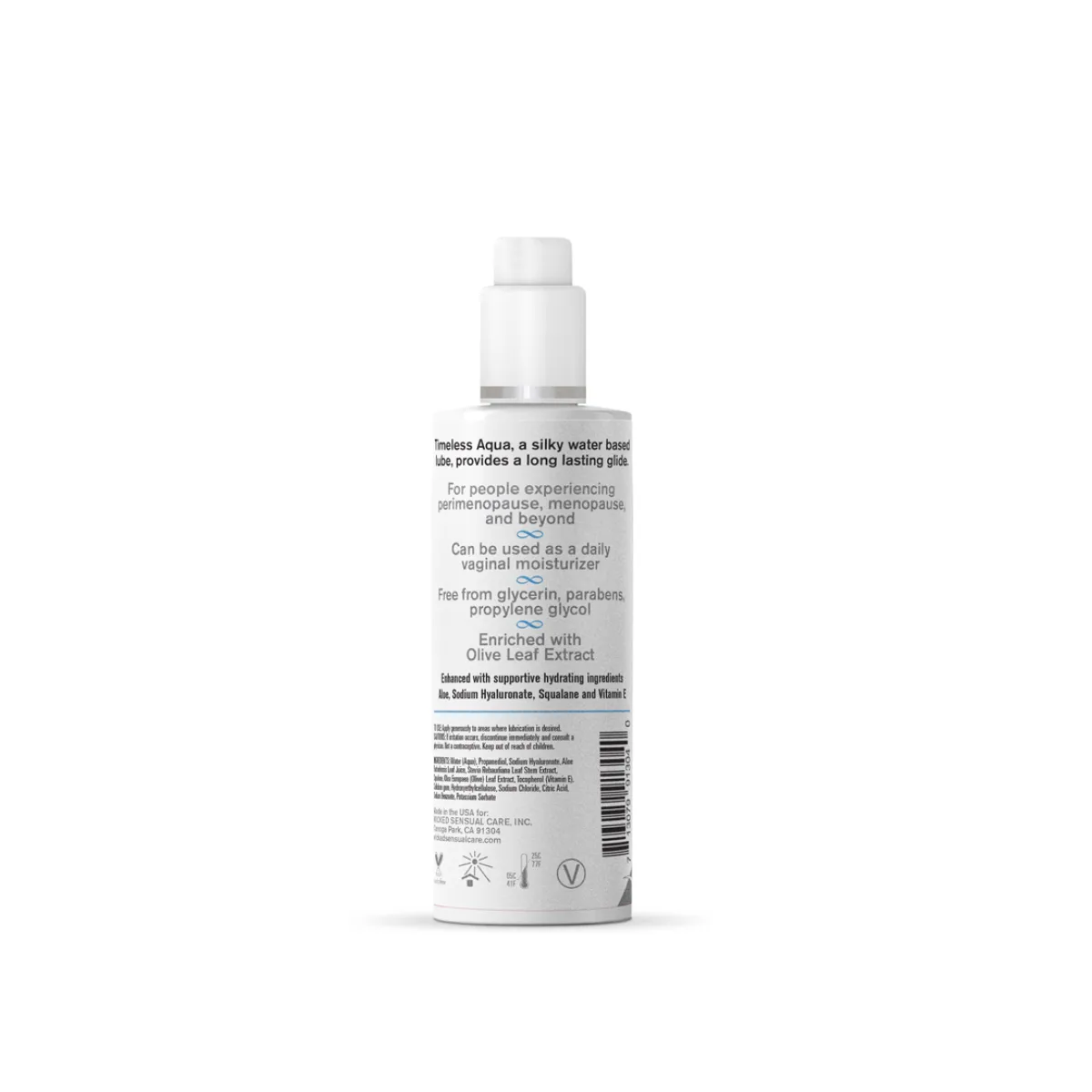 Simply Timeless - Aqua Water Based 4 oz packaging and alternate view