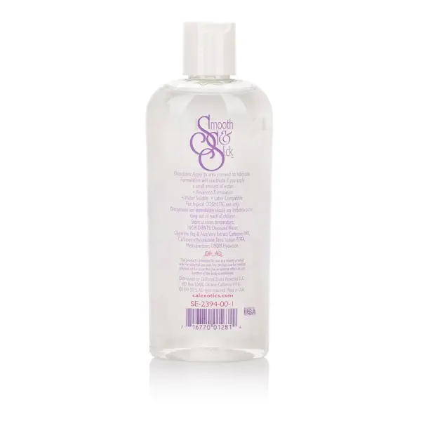 Side view of Smooth and Slick water-based lube from CalExotics