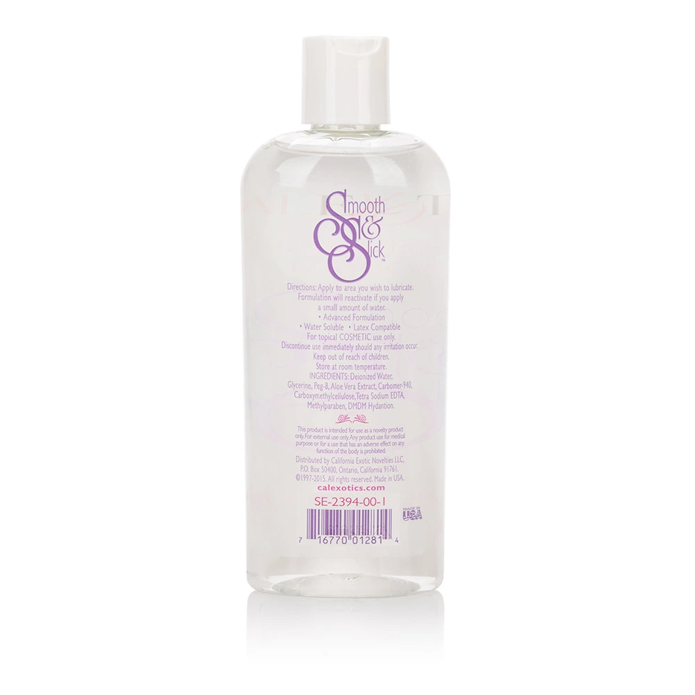Side view of Smooth and Slick water-based lube from CalExotics