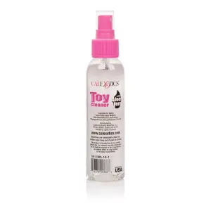 Side view of CalExotics Universal Toy Cleaner With Aloe spray bottle