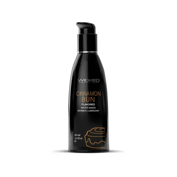 Aqua Cinnamon Bun Flavored Water Based Intimate Lubricant - 2 fl oz product image