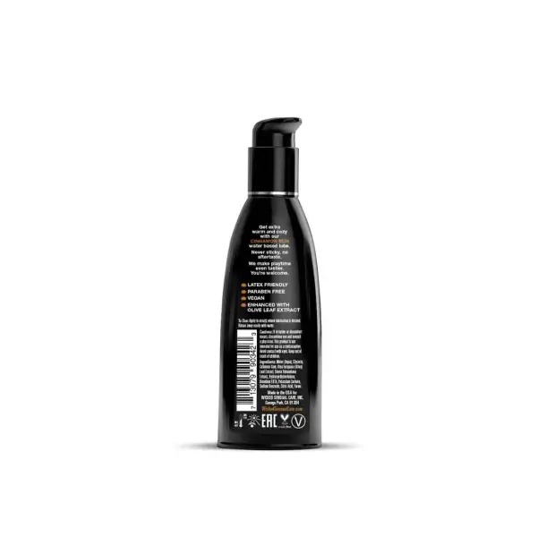Aqua Cinnamon Bun Flavored Water Based Intimate Lubricant - 2 fl oz alternate product view 3