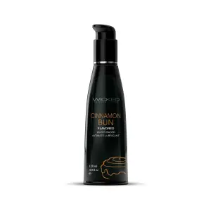 Aqua Cinnamon Bun Flavored Water Based Intimate Lubricant - 4 fl oz product image