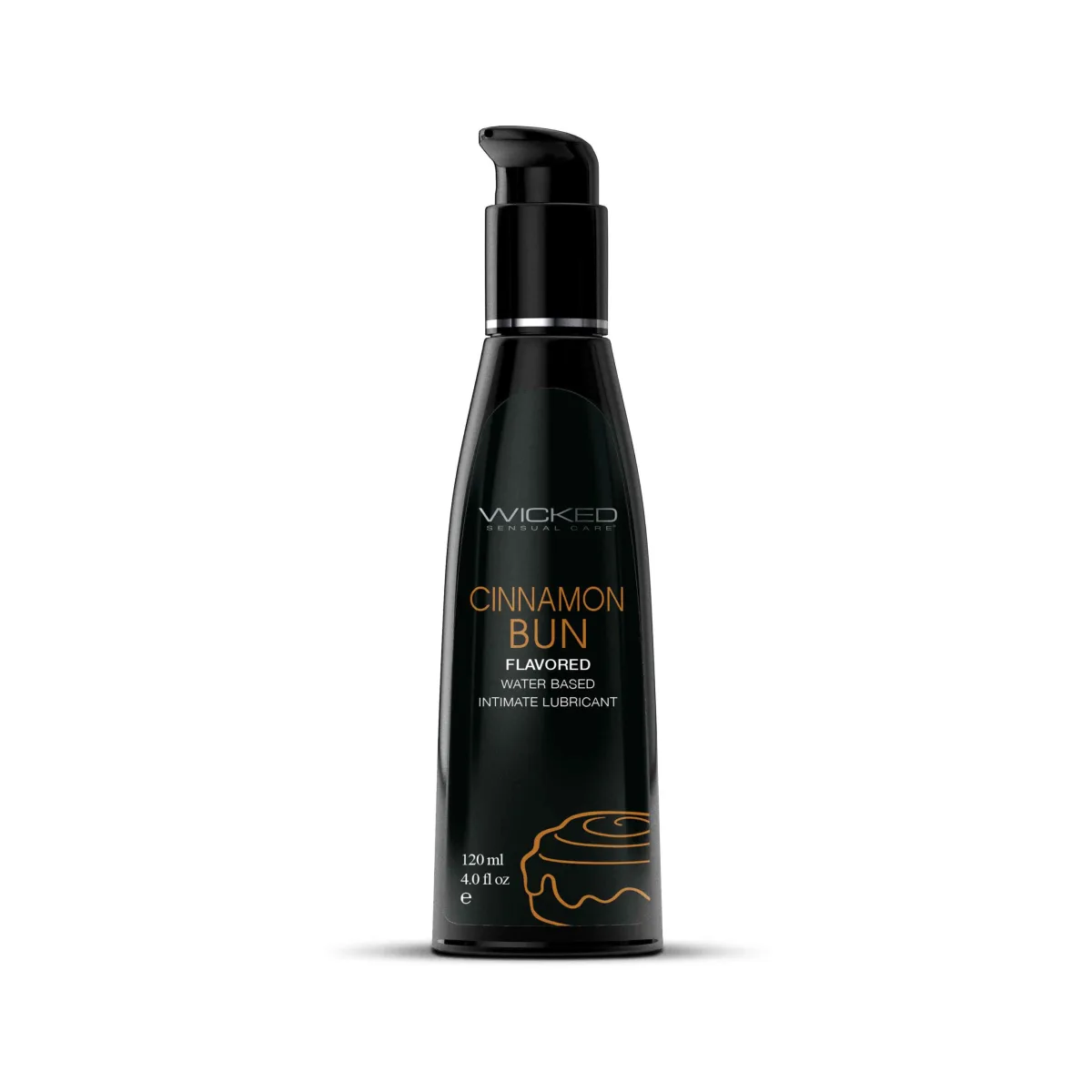 Aqua Cinnamon Bun Flavored Water Based Intimate Lubricant - 4 fl oz product image