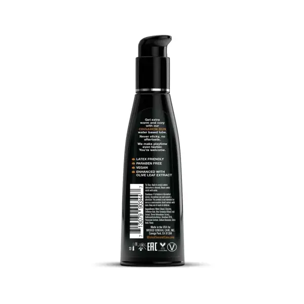 Aqua Cinnamon Bun Flavored Water Based Intimate Lubricant - 4 fl oz alternate product view 3