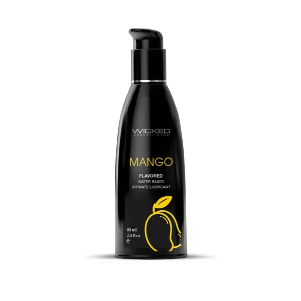 Wicked Aqua Mango Flavored Water-Based Lubricant 2 Aqua Mango Flavored Water Based Intimate Lubricant - 2 fl oz product image