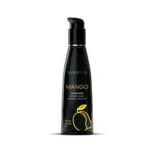 Wicked Aqua Mango Flavored Water-Based Lubricant 4 Aqua Mango Flavored Water Based Intimate Lubricant - 4 fl oz product image