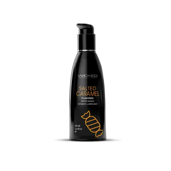 Aqua Salted Caramel Flavored Water Based Intimate Lubricant - 2 fl oz product image