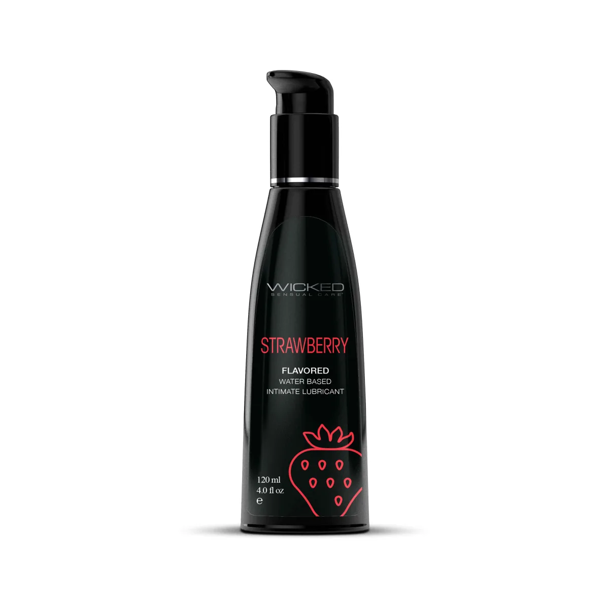 Aqua Strawberry Flavored Water Based Intimate Lubricant - 4 fl oz product image