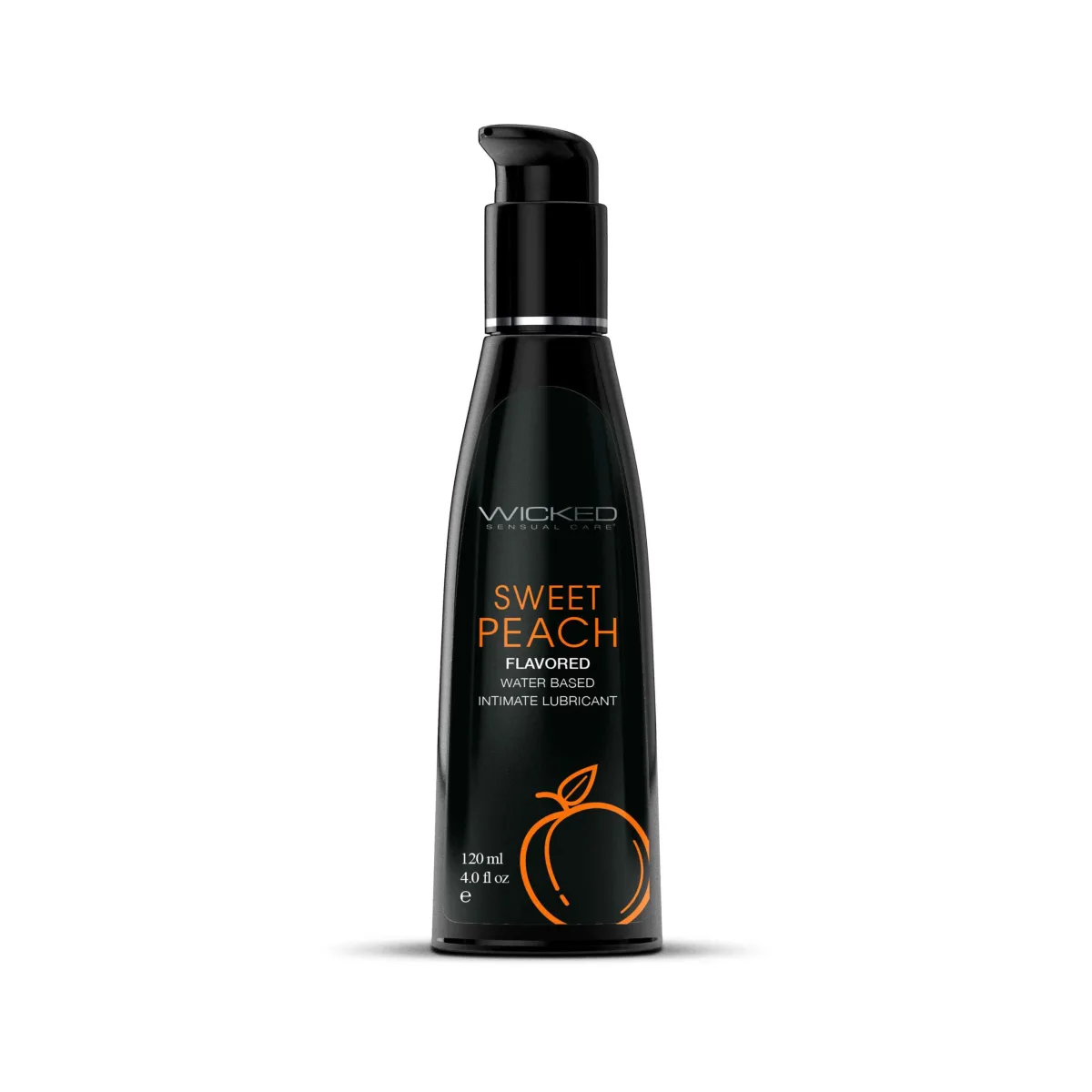 Aqua Sweet Peach Flavored Water Based Intimate Lubricant - 4 fl oz product image