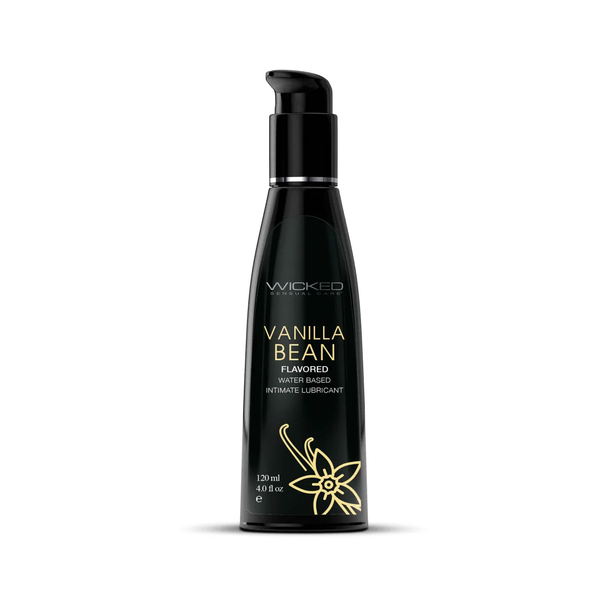 Aqua Vanilla Bean Flavored Water Based Intimate Lubricant - 4 fl oz product image