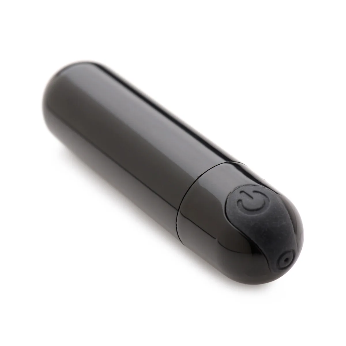 10x Rechargeable Vibrating Metallic Bullet - Black - view 2