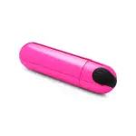 10x Rechargeable Vibrating Metallic Bullet - Pink - view 1