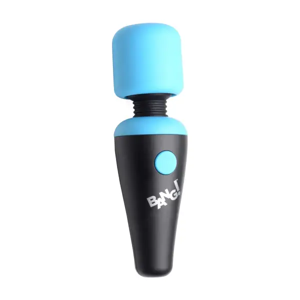 10x Vibrating Mini Silicone Wand - Blue - view 3