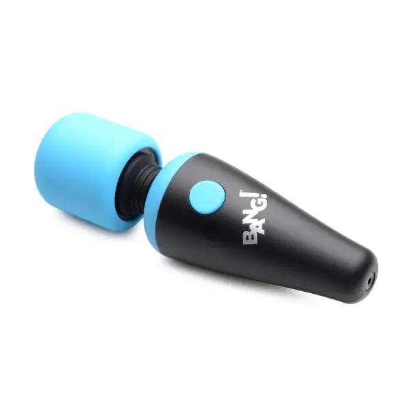 10x Vibrating Mini Silicone Wand - Blue - view 4
