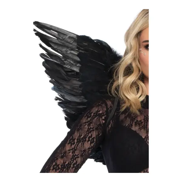 2 Pc Angel Accessory Kit - Black - lingerie - product image 4