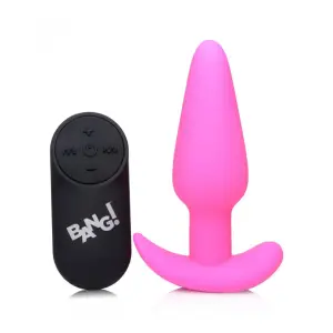 21x Silicone Butt Plug With Remote - Pink - butt plugs - product image 4