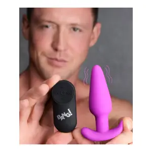 21x Silicone Butt Plug With Remote - Purple - butt plugs - product image 4