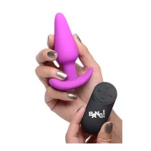 21x Silicone Butt Plug With Remote - Purple - butt plugs - product image 5