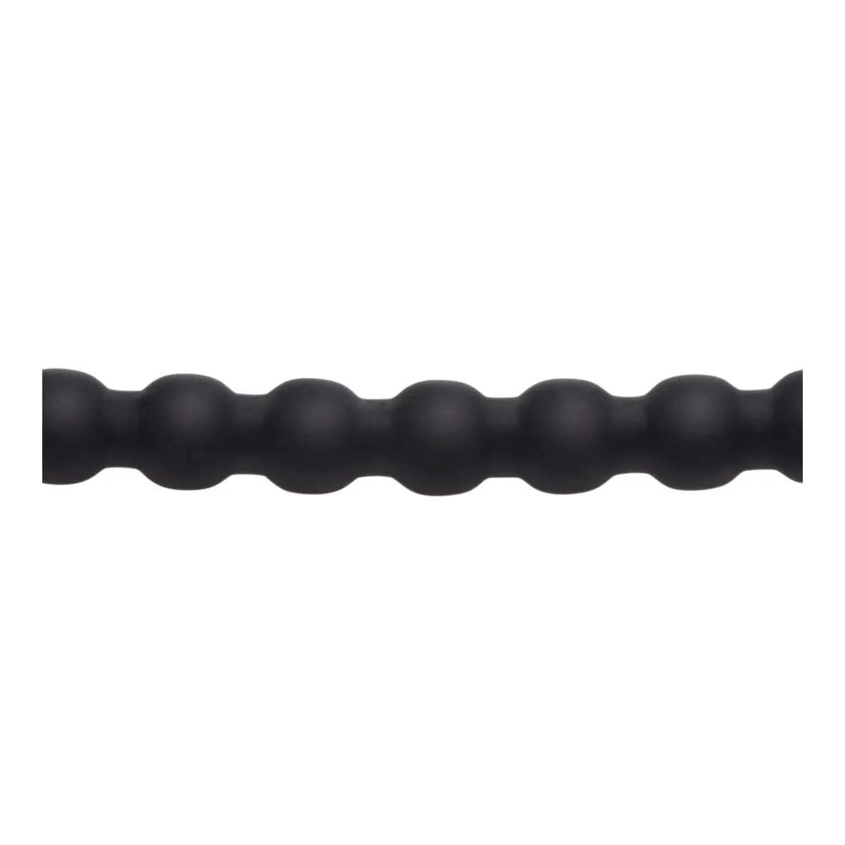 28x Dark Chain Rechargeable Remote Silicone Sound - Black vibrating cock ring remote - alternate angle