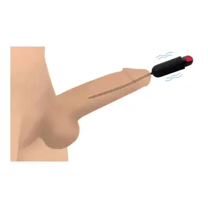 28x Dark Chain Rechargeable Remote Silicone Sound - Black vibrating cock ring remote - packaging view