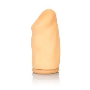 3 Inch Smooth Latex Extension - Ivory smooth latex penis extension sleeve - main image