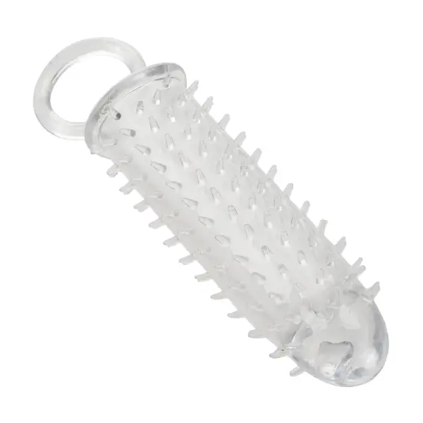 3 Piece Textured Extension Set penis extender sleeve with cock ring - product detail