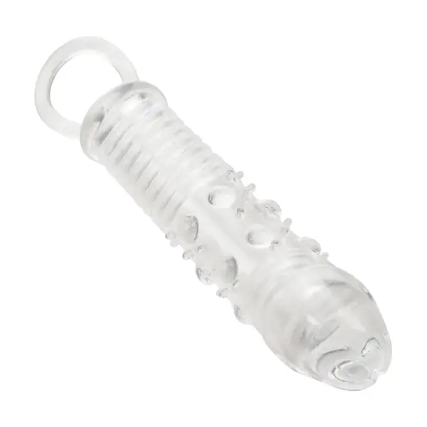 3 Piece Textured Extension Set penis extender sleeve with cock ring - packaging view