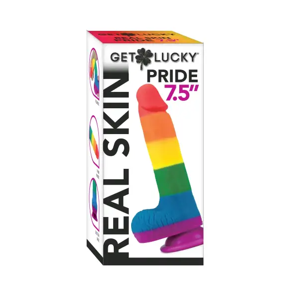 7.5" Pride Dildo - Rainbow - dildos - product image 2
