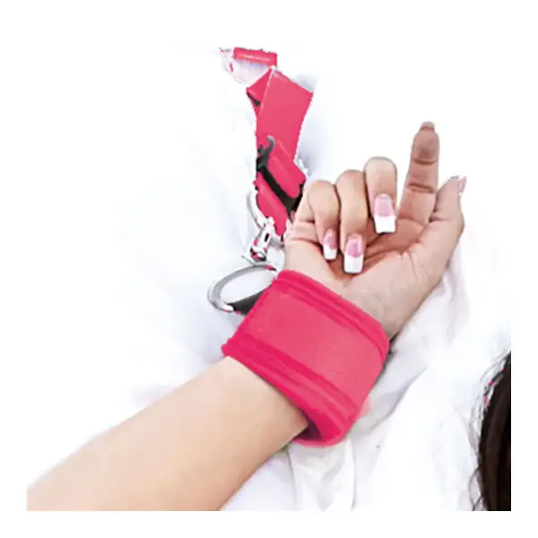 7 Pc Bed Spreader - Hot Pink bed restraint system - product detail
