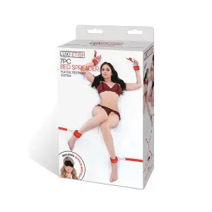 7 Pc Bed Spreader - Red bed restraint system - product detail