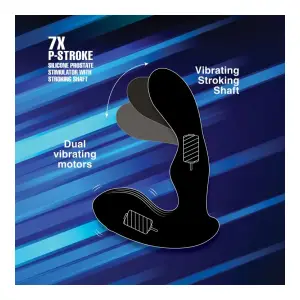 7x P-Milker Silicone Prostate Stimulator With Milking Bead prostate massager - alternate angle
