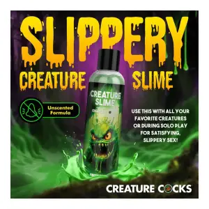8oz Creature Slime Green Slime Water-Based - Lubricant packaging or alternate view 2