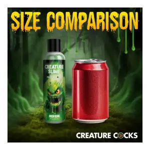 8oz Creature Slime Green Slime Water-Based - Lubricant 8 8oz Creature Slime Green Slime Water-Based - Lubricant packaging or alternate view 3