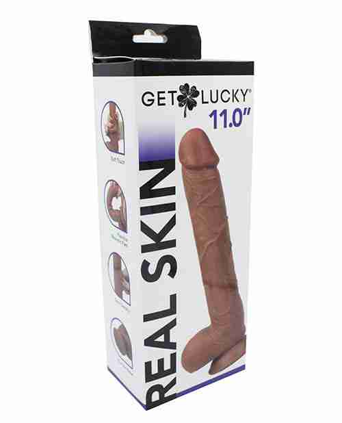 Get Lucky Real Skin 11 Dual Layer Dildo 10 Get Lucky Real Skin 11 Dual Layer Dildo - KkUuuaL3