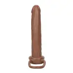 Accommodator Dual Penetrator - Brown double penetration dildo - main product image