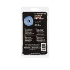 Advanced Silicone Pump Sleeve - Blue penis pump sleeve - additional view
